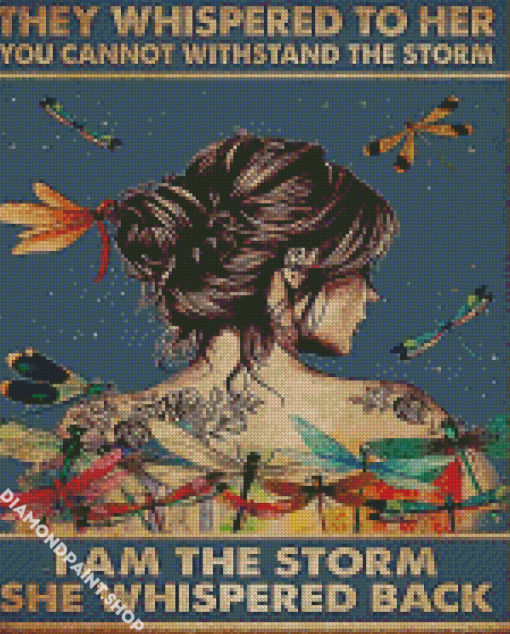 I'am The Storm Poster Diamond Paintings