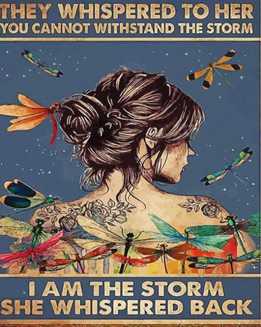 I'am The Storm Poster Diamond Paintings