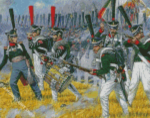 Infantry Battle Diamond Paintings