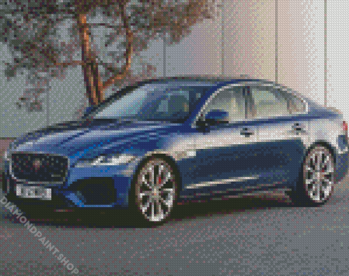 Jaguar Xf Car Diamond Paintings