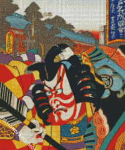 Japanese Kabuki Hut Diamond Paintings