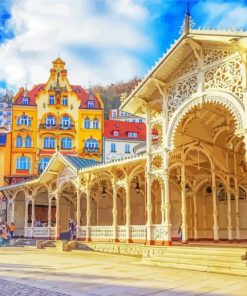 Karlovy Vary Market Diamond Paintings