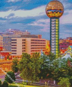 Knoxville Sunsphere Diamond Paintings