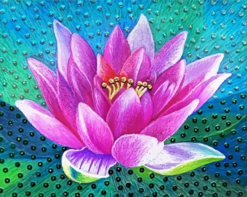 Lotus Blossom Art Diamond Paintings