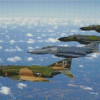 Mcdonnell Douglas F4 Aircrafts Diamond Paintings