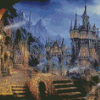 Fantasy Medieval Town Diamond Paintings