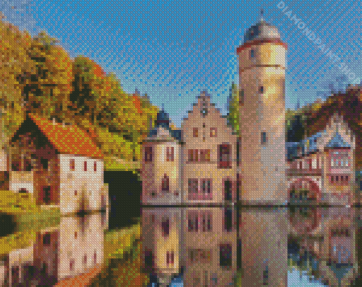 Mespelbrunn Castle Diamond Paintings