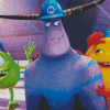 Monsters University Cartoon Diamond Paintings