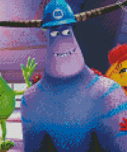 Monsters University Cartoon Diamond Paintings