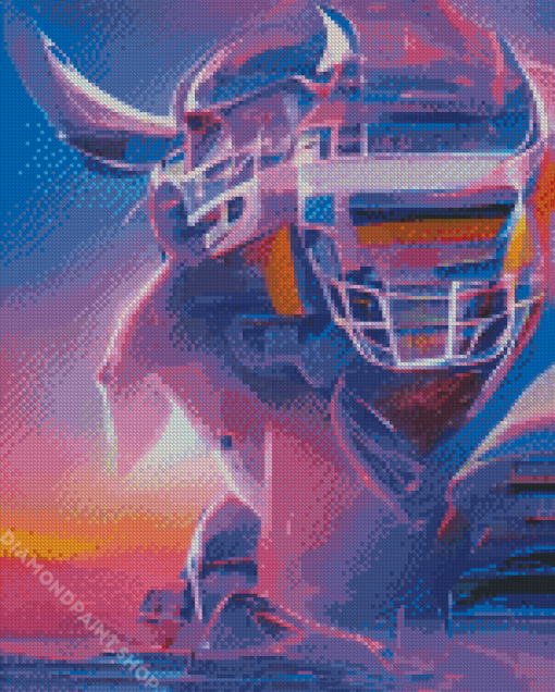 Minnesota Vikings Logo Diamond Paintings