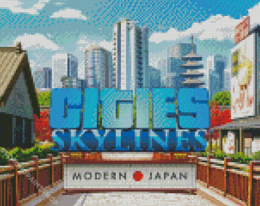 Japan Skylines Diamond Paintings