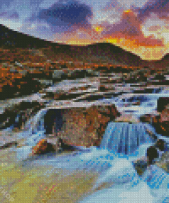 Mourne Waterfalls Diamond Paintings