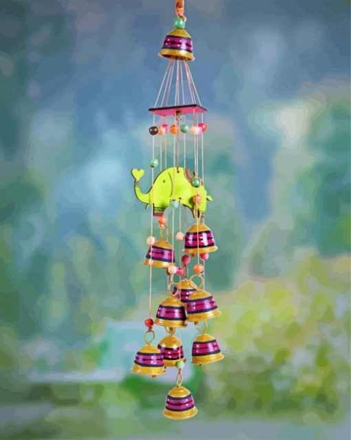 Matal Wind Chimes Diamond Paintings