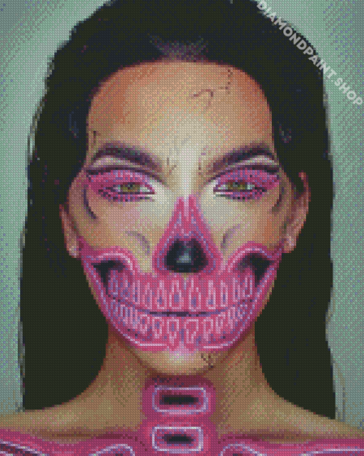 Neon Skeleton Beauty Diamond Paintings