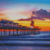 Painton Pier Beach Diamond Paintings