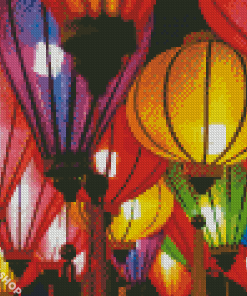 Paper Lanterns Diamond Paintings