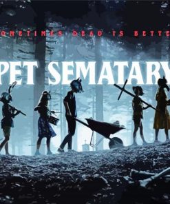 Pet Sematary Movie Poster Diamond Paintings