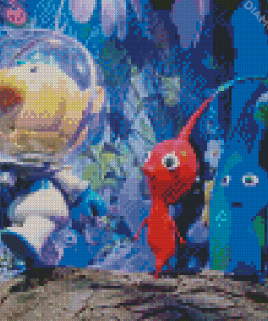 Pikmin Characters Diamond Paintings