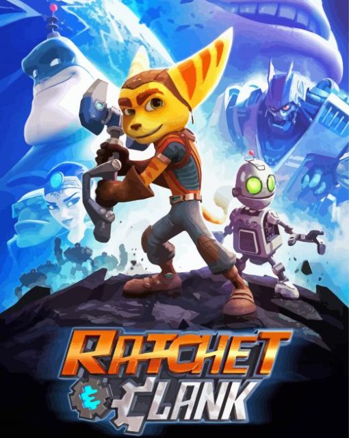 Ratchet And Clank Poster Diamond Paintings