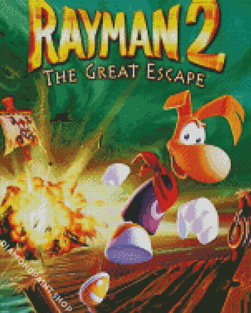 Rayman Game Poster Diamond Paintings