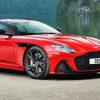 Red Aston Martin Car Diamond Paintings