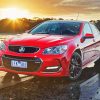 Red Holden Commodore Diamond Paintings