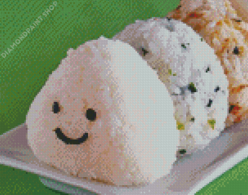 Tasty Rice Balls Diamond Paintings