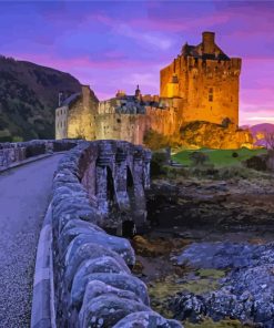 Road To Eilean Donan Castle Diamond Paintings