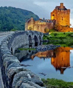 Road To Eilean Donan Palace Diamond Paintings