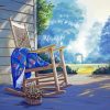 Rocking Chair And Flowers Diamond Paintings