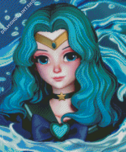 Sailor Neptune Character Diamond Paintings