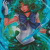 Sailor Neptune Manga Diamond Paintings