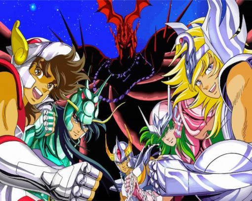 Saint Seiya Anime Diamond Paintings