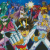 Saint Seiya Characters Diamond Paintings