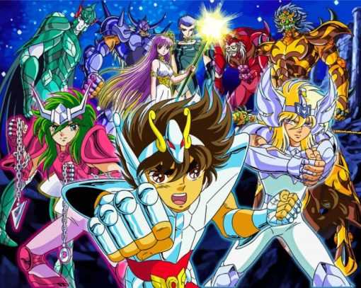 Saint Seiya Characters Diamond Paintings