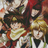 Saiyuki Anime Characters Diamond Paintings