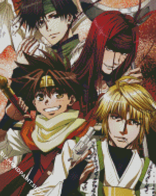 Saiyuki Anime Characters Diamond Paintings