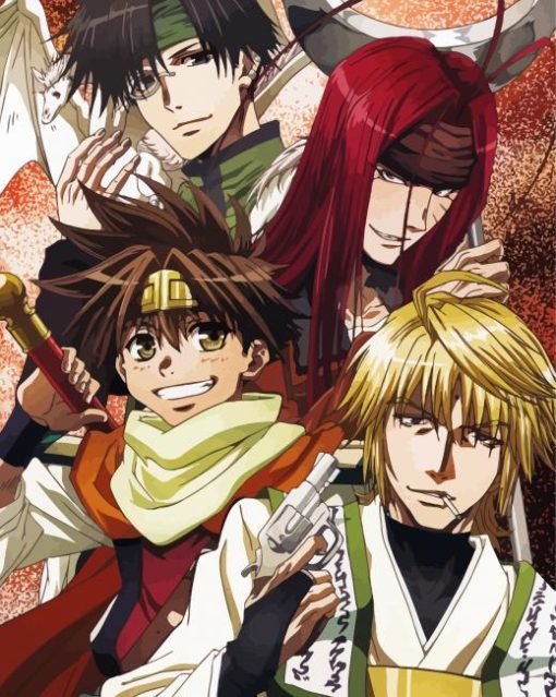 Saiyuki Anime Characters Diamond Paintings