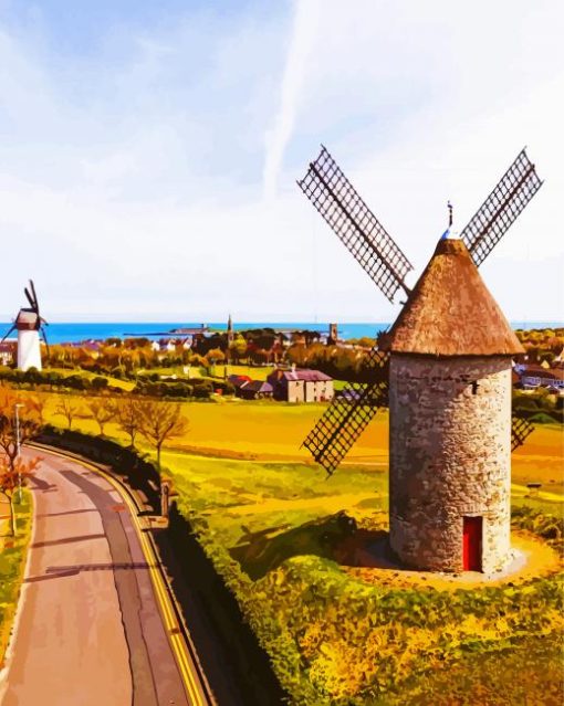 Skerries Windmills Diamond Paintings