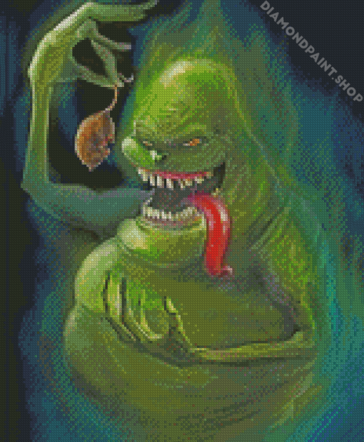 Slimer Ghosbusters Art Diamond Paintings