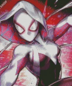 Spider Gwen Animation Diamond Paintings