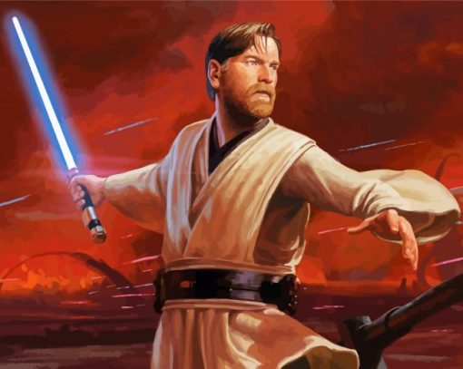 Obi Wan Character Diamond Paintings