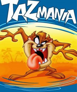 Taz Mania Poster Diamond Paintings