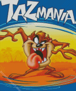 Taz Mania Poster Diamond Paintings