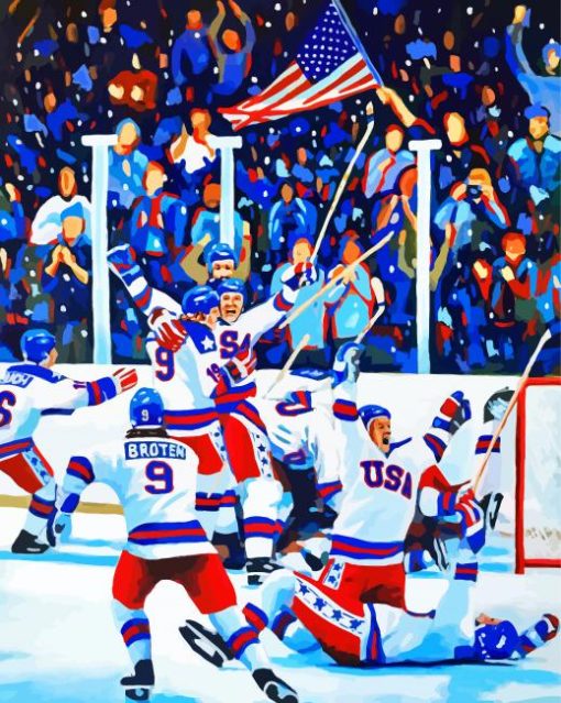 The Miracle On Ice Diamond Paintings