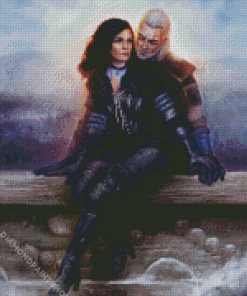 Yennefer And Geralt Art Diamond Paintings