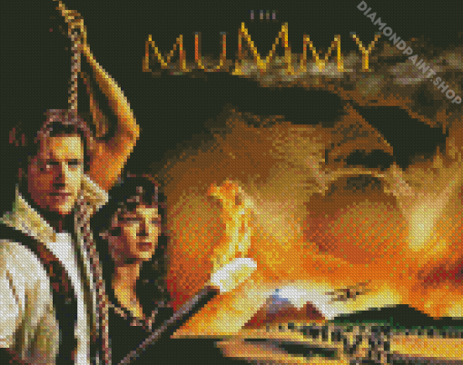 The Mummy Movie Poster Diamond Paintings