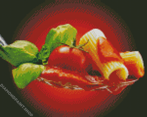 Ketchup And Tomatoes Diamond Paintings