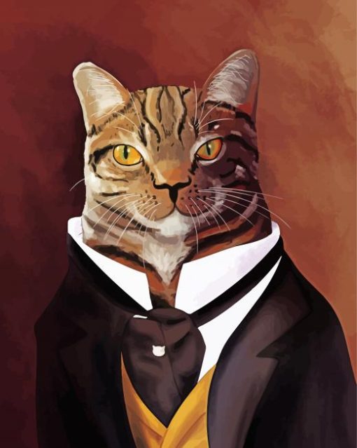 Victorian Cat Diamond Paintings