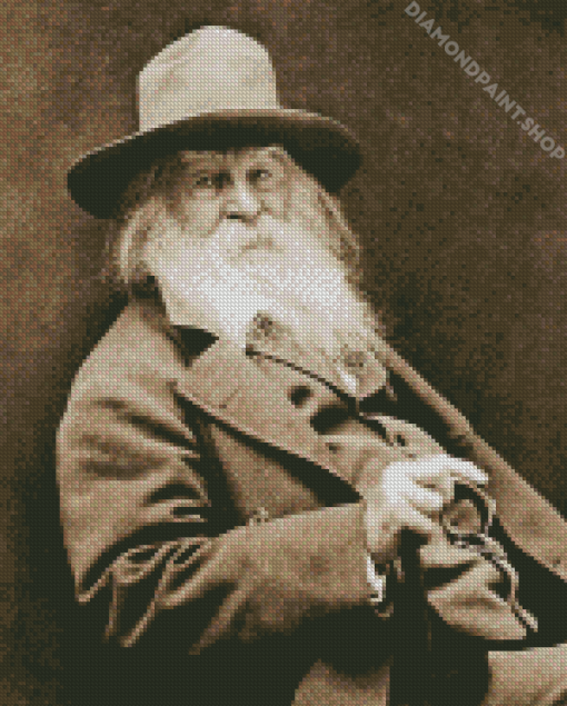 Walt Whitman Diamond Paintings